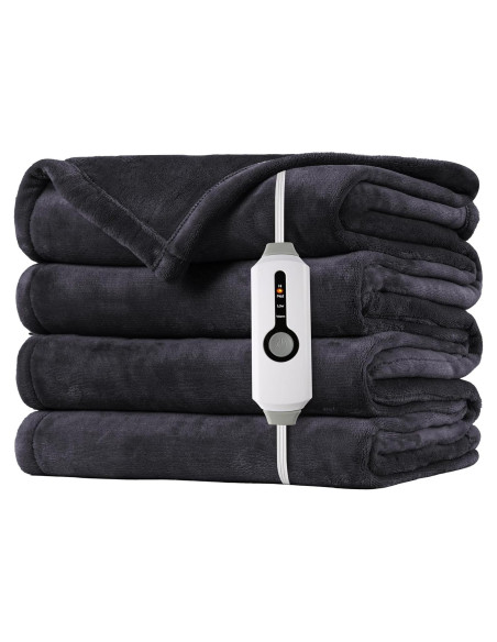 Manta Eléctrica Térmica SUNNY HEAT 127x152 cm 4 Niveles Calor