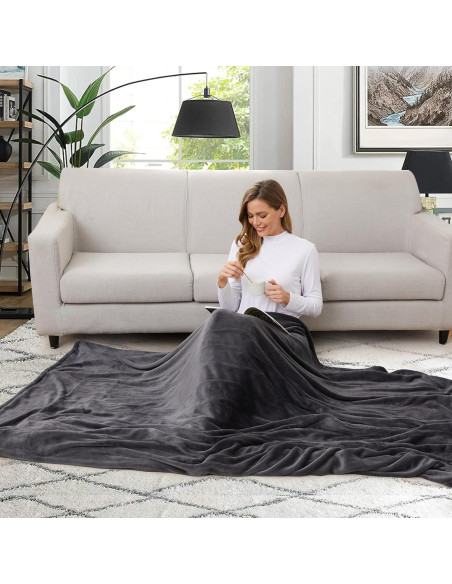 Manta Eléctrica Térmica SUNNY HEAT 127x152 cm 4 Niveles Calor