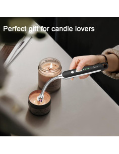 Encendedor Eléctrico Recargable SUPRUS Cuello Flexible 23.8cm 2