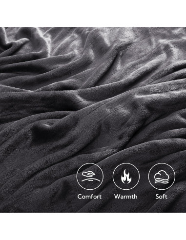 Manta Eléctrica Térmica SUNNY HEAT 127x152 cm 4 Niveles Calor