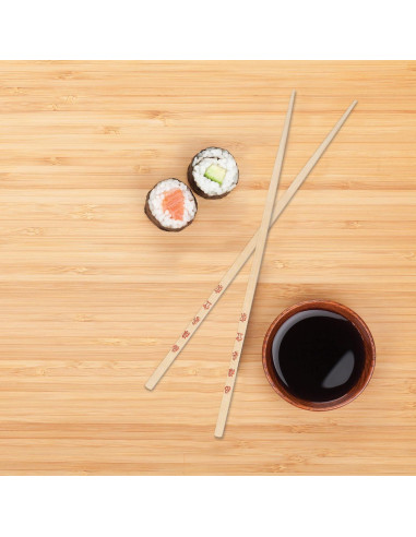 Palillos de Bambú Helen Chen - 10 Pares - 26.67 cm