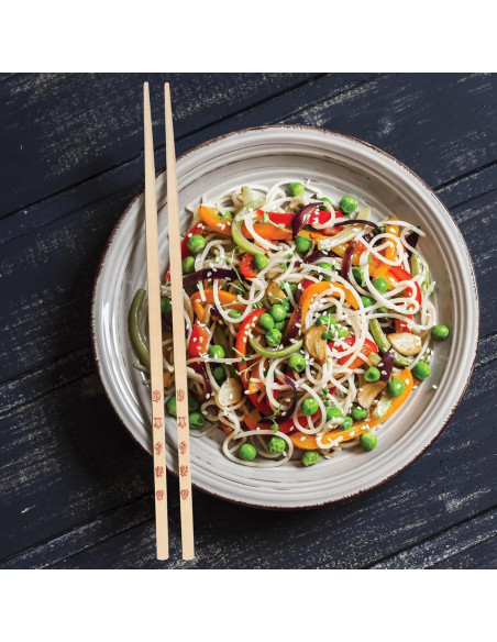 Palillos de Bambú Helen Chen - 10 Pares - 26.67 cm