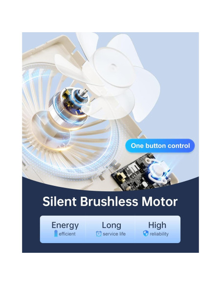 Ventilador de Escritorio TriPole KW59P USB 3 Velocidades Beige