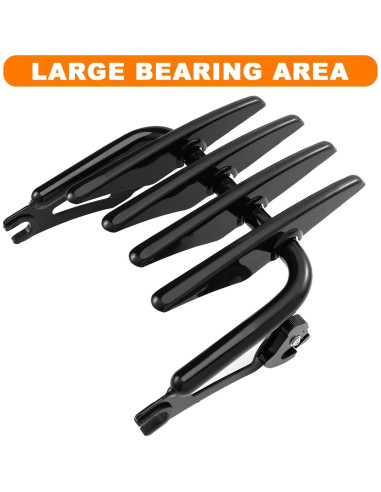 Soporte de Equipaje Desmontable Eumti para Harley Touring 2009-2025