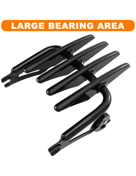 Soporte de Equipaje Desmontable Eumti para Harley Touring 2009-2025