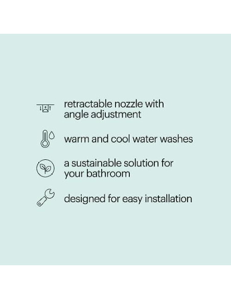 Bidet Brondell FreshSpa FSA-25 Ajustable Doble Temperatura Bidet Brondell FreshSpa FSA-25 Ajustable Doble Temperatura