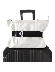 Correa de Equipaje 2-en-1 Leevanoo Ajustable Negra