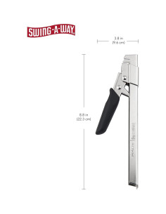Abrebotellas Swing-A-Way 19 cm Acero Inoxidable Ergonomico Negro 2