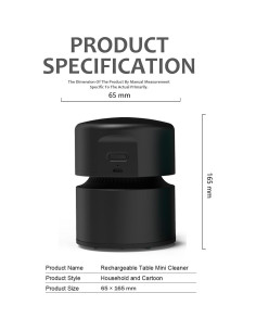 Aspiradora de Escritorio ODISTAR LP-011 Inalámbrica 400 min 2