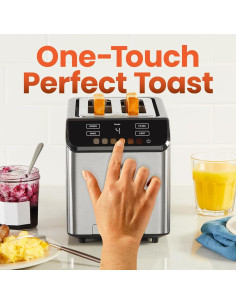 Tostadora Digital Chefman RJ31-SS-T-2S 2 Rebanadas Acero Inoxidable 2