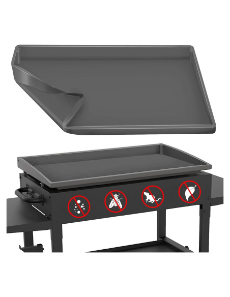 Mat de Silicona HONSREO 91.44 cm Gris para Grill