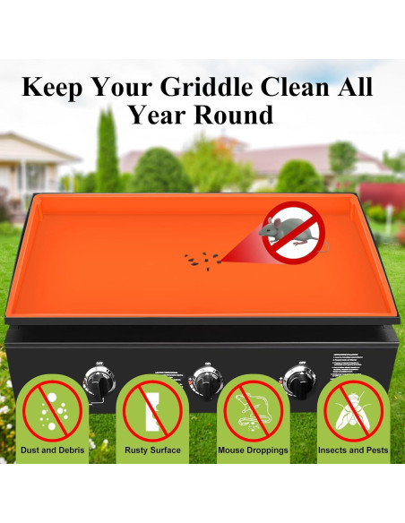 Mat de Silicona HONSREO 91.44 cm Gris para Grill