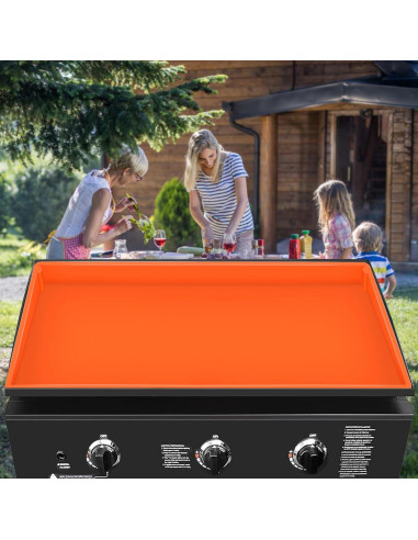 Mat de Silicona HONSREO 91.44 cm Gris para Grill