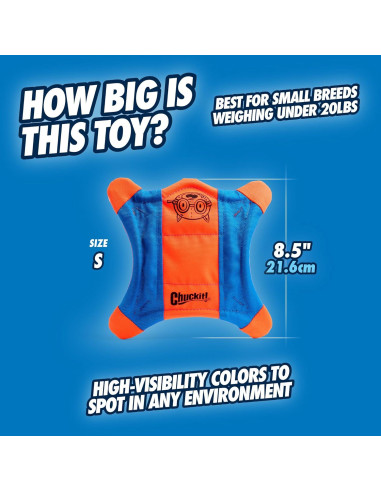 Juguete para Perros Chuckit! Flying Squirrel - Pequeño 21.59 cm