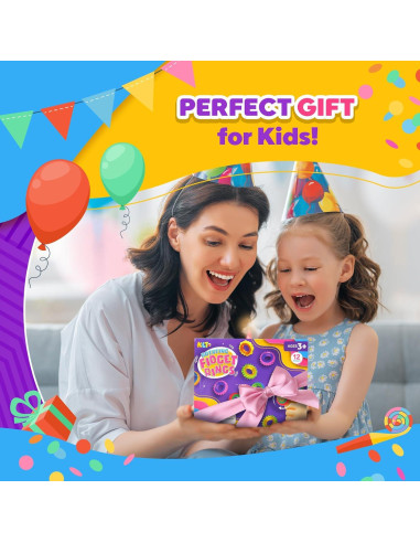 Anillos Antiestrés Texturizados KLT - Paquete de 12 Piezas