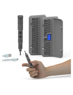 Destornillador Eléctrico Mini PKEY CS0631A con 28 Puntas