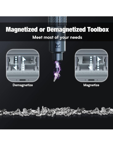 Destornillador Eléctrico Mini PKEY CS0631A con 28 Puntas