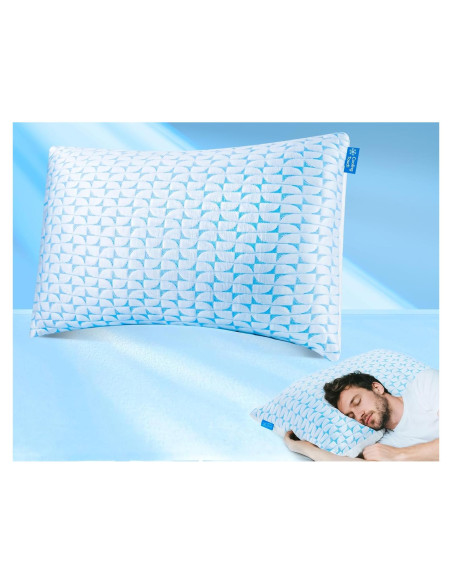 Almohada QUTOOL Coolpro Ajustable Viscoelástica Firme 66x44cm