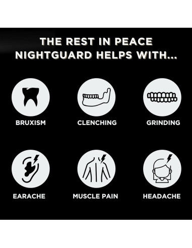 Protectores Bucales Moldables Descanso en Paz - 2 Unidades Azul