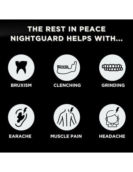 Protectores Bucales Moldables Descanso en Paz - 2 Unidades Azul