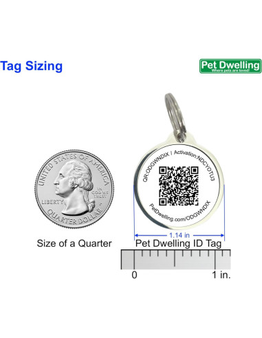 Etiquetas QR Premium para Mascotas Pet Dwelling - Pata Negra