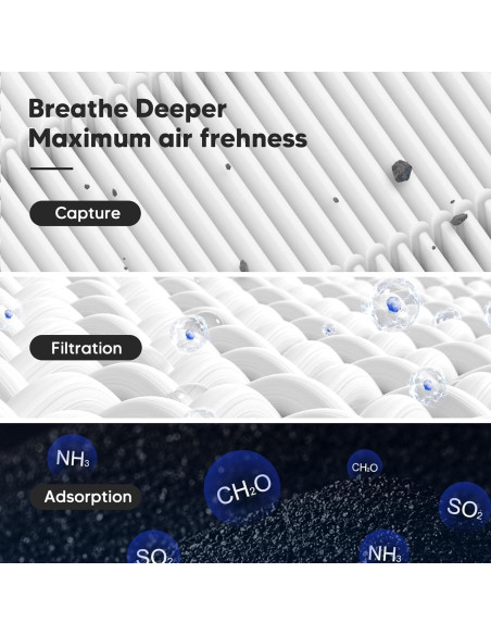 Filtro de Reemplazo H13 para Purificador LEVOIT Core 300 - 2 Unidades