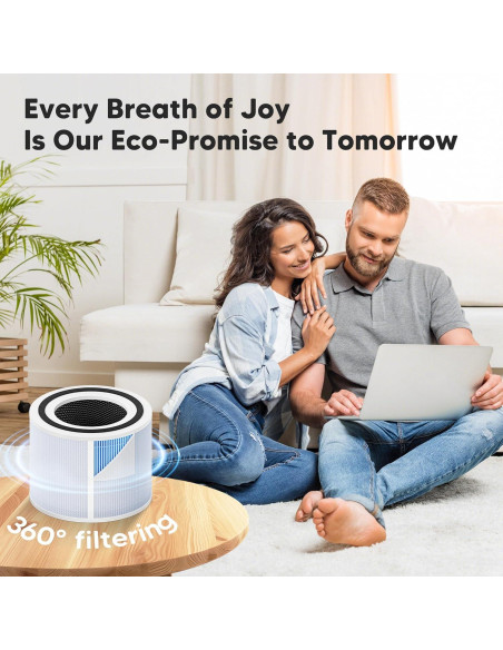 Filtro de Reemplazo H13 para Purificador LEVOIT Core 300 - 2 Unidades