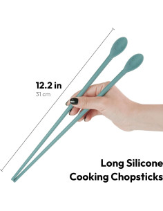 Palillos de Cocina de Silicona Carrotez 30.48 cm Resistentes al Calor 2