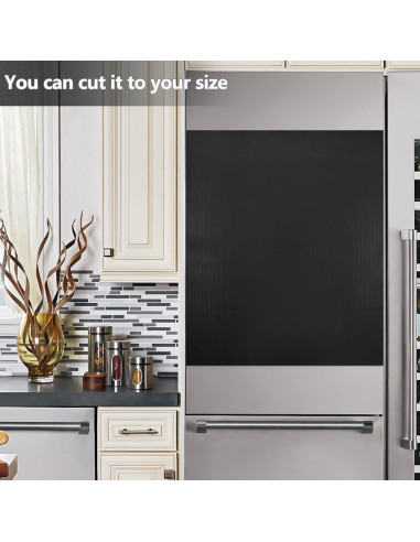 Cubierta Magnética QUGRL Negra para Lavavajillas 58.4x66.0 cm