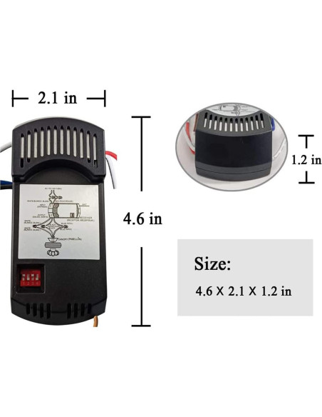 Control Remoto Universal para Ventilador de Techo Breeze Bay