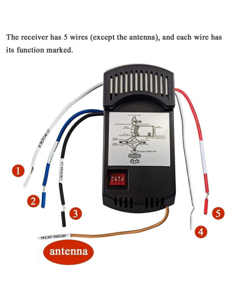 Control Remoto Universal para Ventilador de Techo Breeze Bay