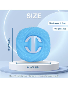 Fortalecedor de Agarre de Mano SooGree - 2 Anillos de Silicona 2