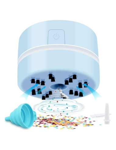 Aspiradora Mini de Mano BLOCE Azul - Accesorio de Limpieza