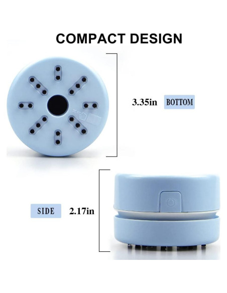 Aspiradora Mini de Mano BLOCE Azul - Accesorio de Limpieza