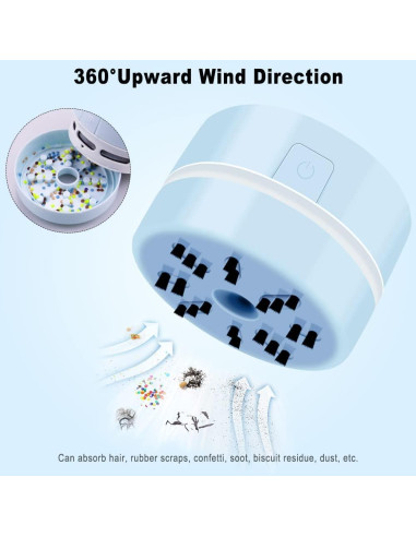 Aspiradora Mini de Mano BLOCE Azul - Accesorio de Limpieza