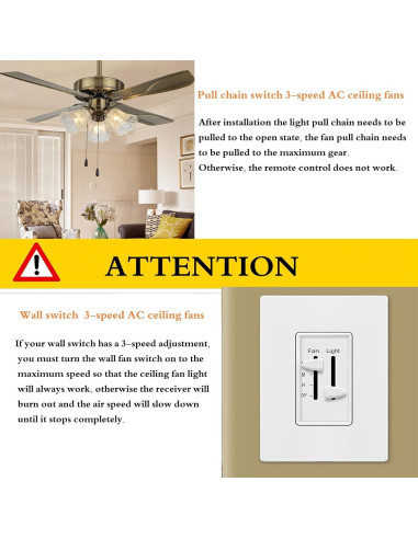 Control Remoto Universal para Ventilador de Techo Breeze Bay