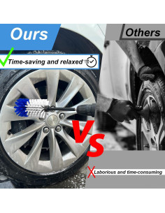 Kit de Cepillos de Limpieza para Ruedas Tialero 2 Pcs 2