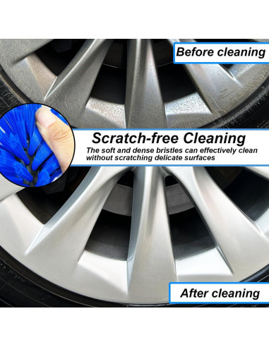 Kit de Cepillos de Limpieza para Ruedas Tialero 2 Pcs