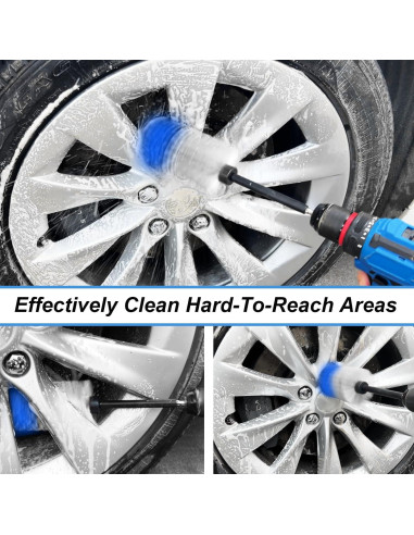 Kit de Cepillos de Limpieza para Ruedas Tialero 2 Pcs