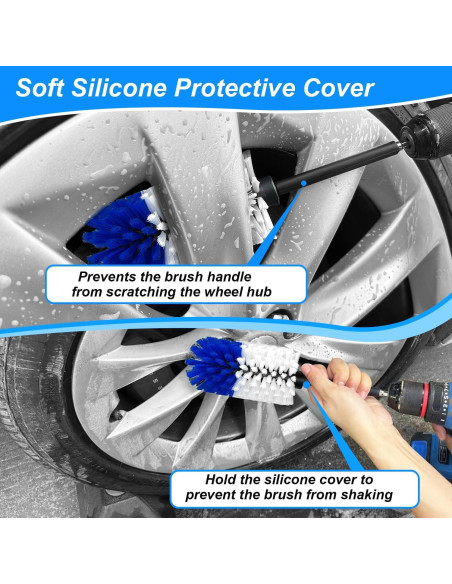 Kit de Cepillos de Limpieza para Ruedas Tialero 2 Pcs