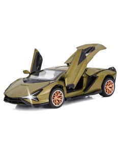 Coche de Juguete Metal Fundido Sasbsc Sian FKP37 Verde Militar