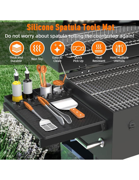 Alfombrilla de Silicona para Parrilla Blackstone 40.6x29.2 cm