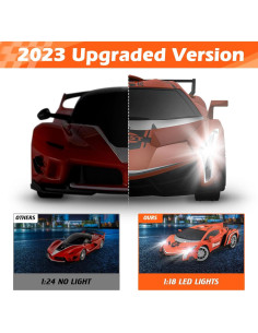 Coche de Control Remoto Growsland RC 1/18 Naranja con Baterías 2