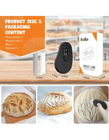 Herramienta de Puntuación de Masa Madre NeoRov - 5 Cuchillas