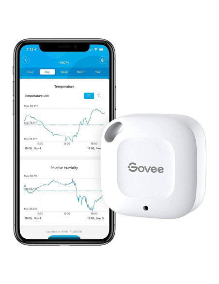 Higrómetro Termómetro Bluetooth Govee H5074 Mini Sensor