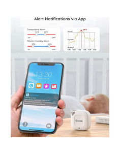 Higrómetro Termómetro Bluetooth Govee H5074 Mini Sensor 2