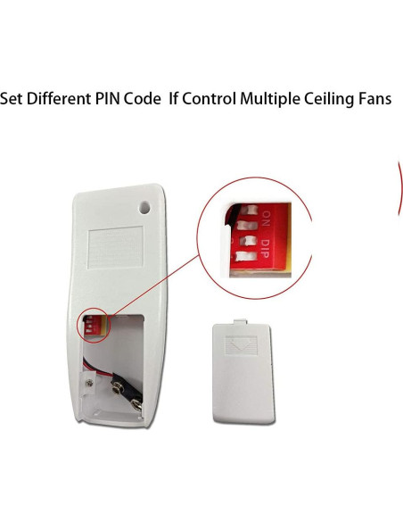 Kit Control Remoto Universal para Ventilador de Techo Smekitlly Kit Control Remoto Universal para Ventilador de Techo Smekitlly