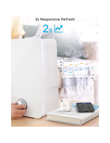 Higrómetro Termómetro Bluetooth Govee H5074 Mini Sensor