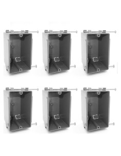 Caja Eléctrica Plástica Airmont 6 Paquete 18 Pulgadas Cúbicas