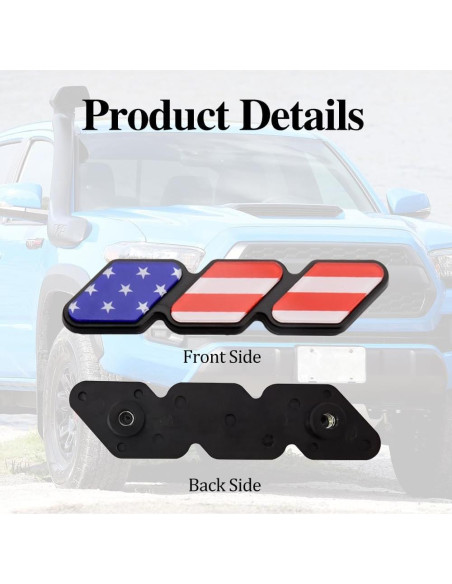 Insignia Decorativa de Rejilla TRD CHRYMUM 10x2.5cm Coloreado